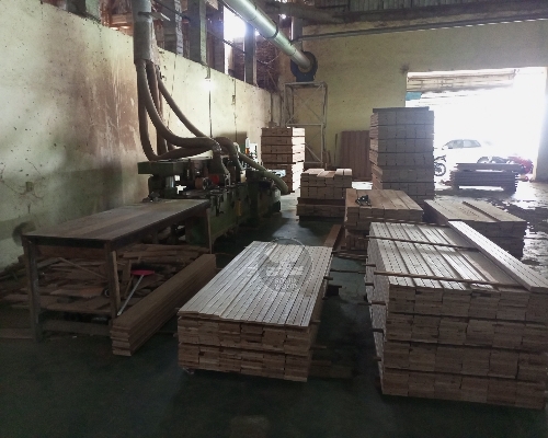 wood fence production